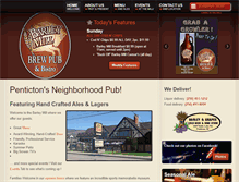 Tablet Screenshot of barleymillpub.com